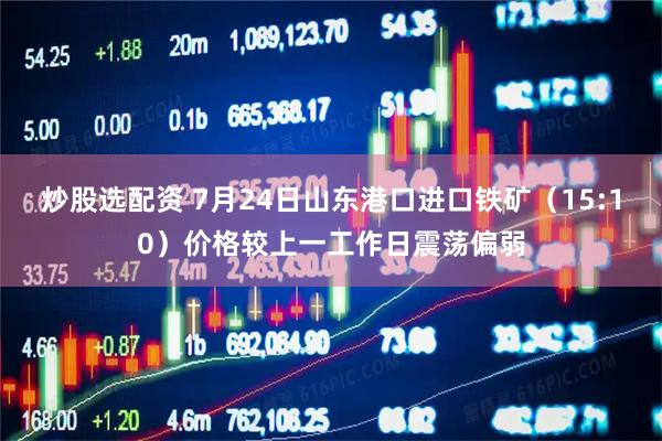 炒股选配资 7月24日山东港口进口铁矿（15:10）价格较上一工作日震荡偏弱